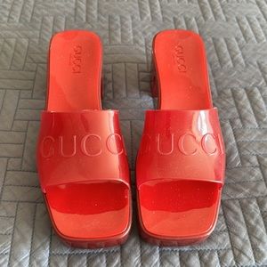 Gucci Rubber Upper & Sole Sandal